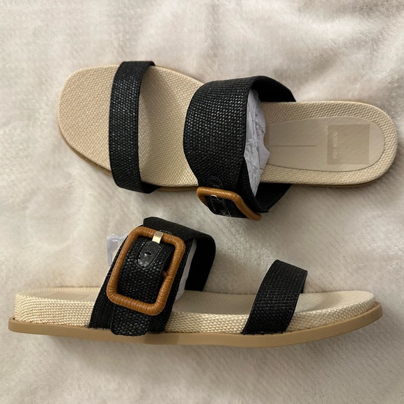 NWOT Dolce Vita Genzel Slide Sandal Black 8.5 - Picture 4 of 5
